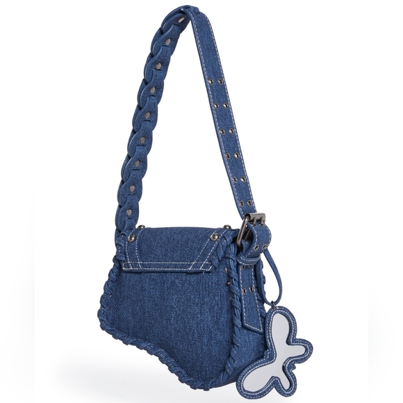 Dolls Kill Denim Butterfly Bag - Picture 3 of 8